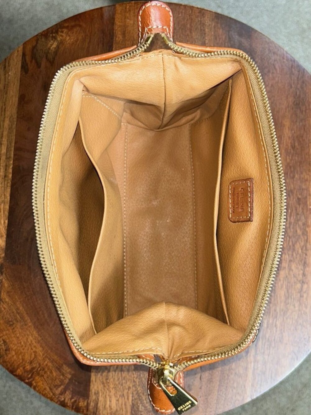 CELINE Macadam Pouch, Brown - Picture 8 of 11